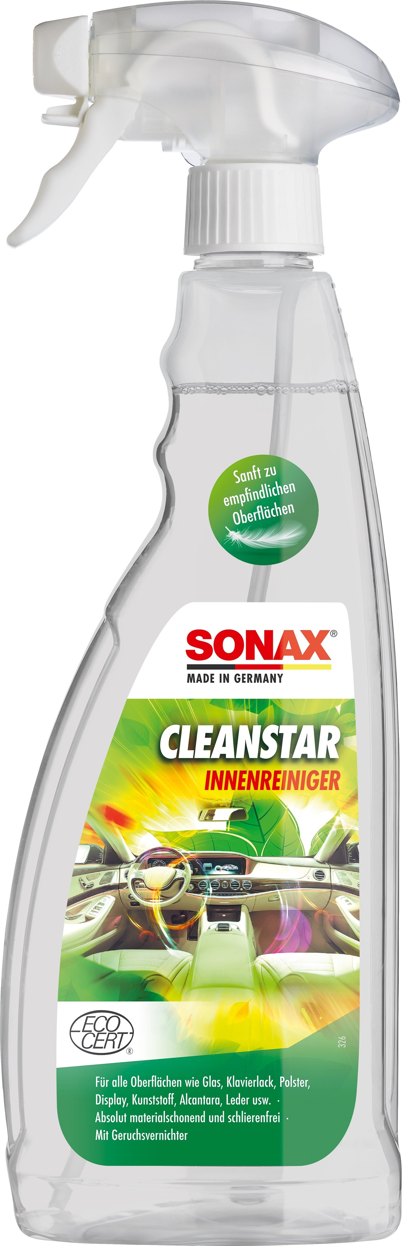 Sonax CleanStar Ecocert Interieurreiniger 750ml