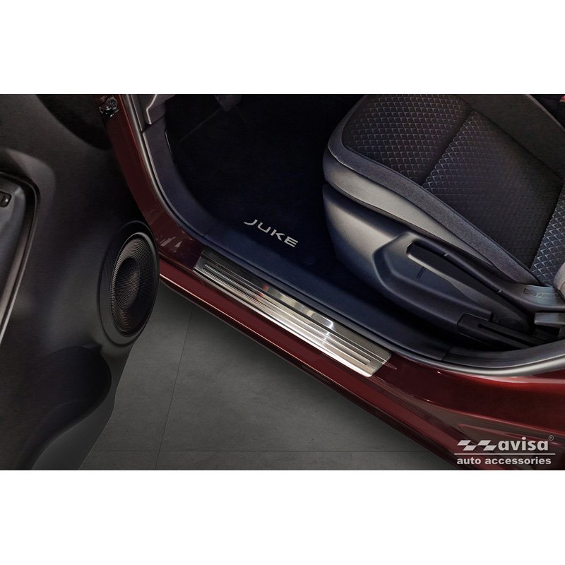 RVS Instaplijsten passend voor Nissan Juke II (F16) 2019- 'Lines' - 4-delig