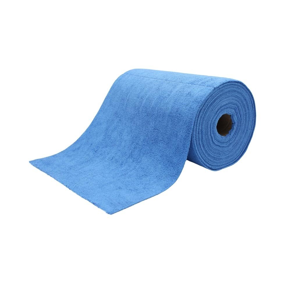 Poetsdoek op rol 75stuks Blauw
