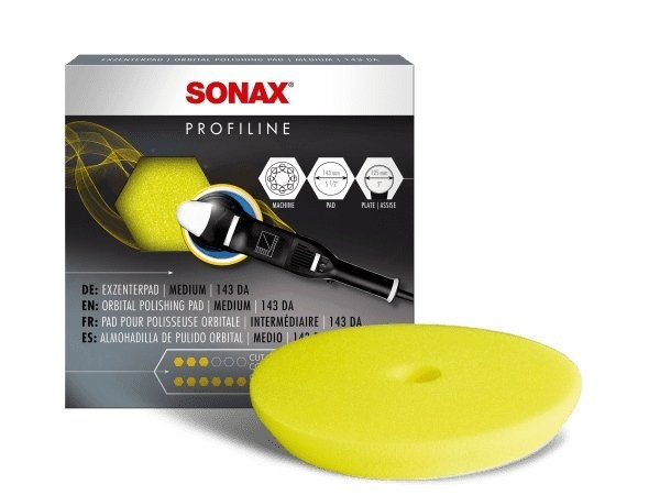 SONAX Polijstschijf excenter medium 125mm
