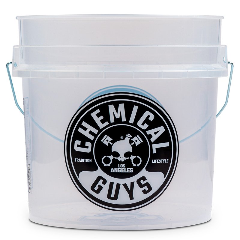 Chemical Guys Heavy Duty Ultra Clear Detailing Bucket 16 Liter