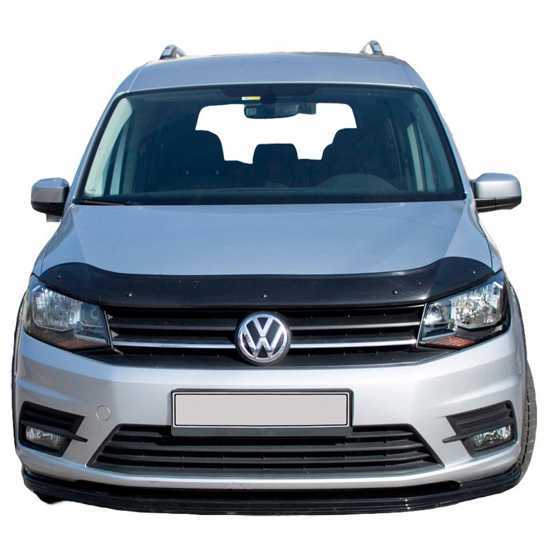 Oneway Motorkapbeschermer (steenslagcover) Volkswagen Caddy MK4 2015-2020 - Glanzend zwart
