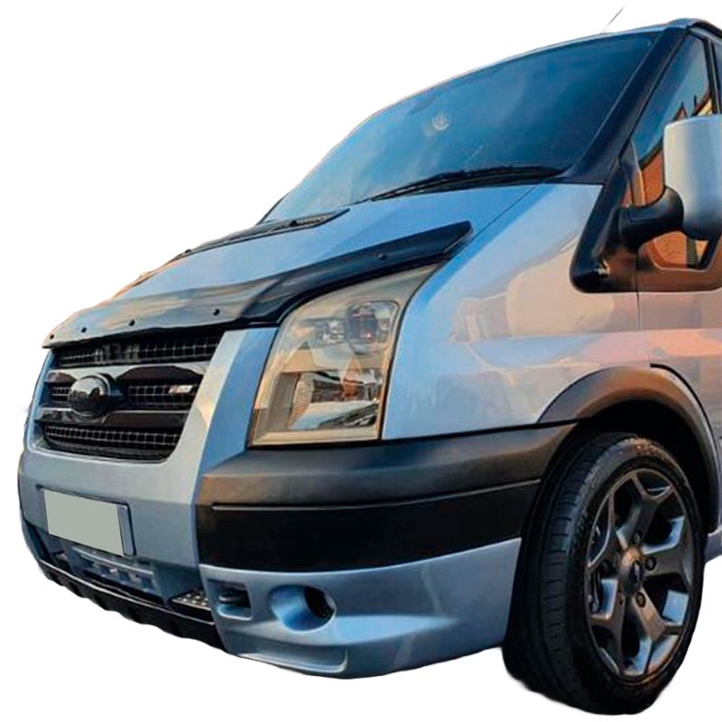 Oneway Motorkapbeschermer (steenslagcover) passend voor Ford Transit MK7 2006-2014 - Glanzend zwart
