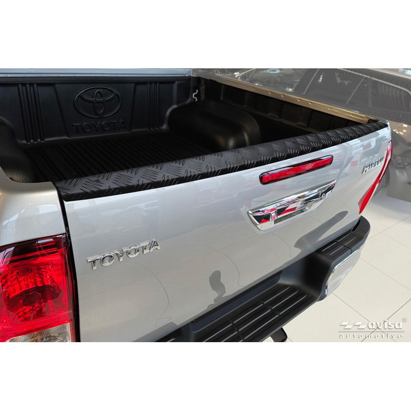 Aluminium Pickup Achterklep beschermlijst passend voor Toyota Hilux VIII Facelift 2020-