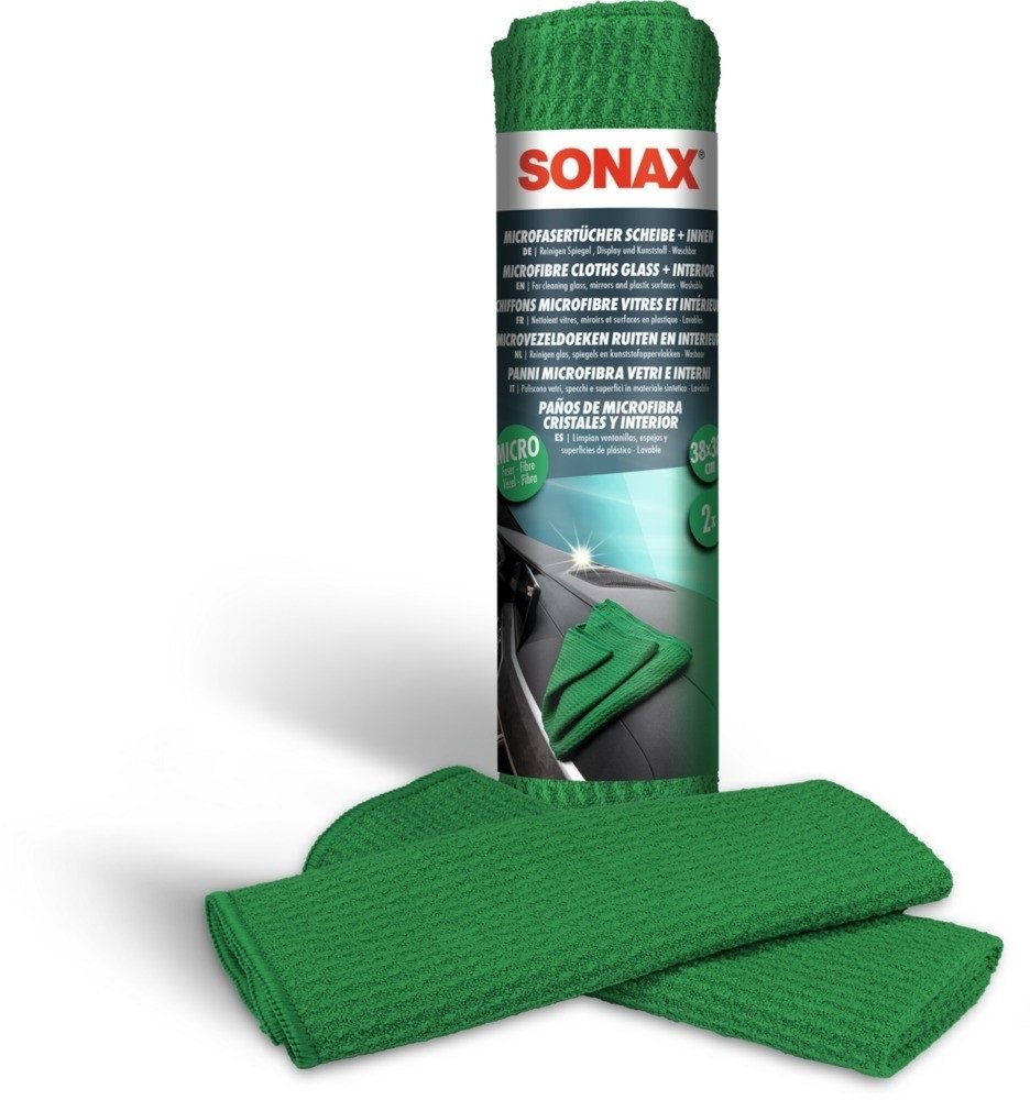 Sonax Microvezeldoek Ruiten en Interieur (2 Stuks)