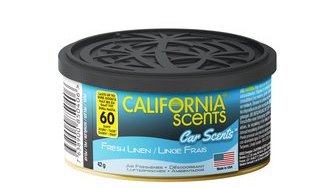California Scents Luchtverfrisser Fresh Linen Blikje 42gr