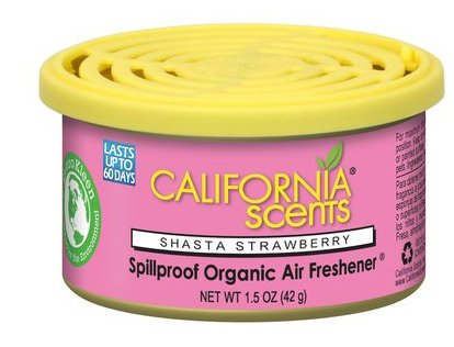 California Scents Luchtverfrisse Shasta Strawberry Blikje 42gr