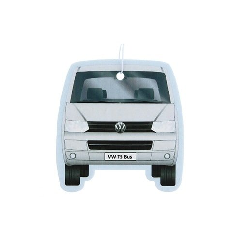 Vw T5 Bus Air Freshener - New Car/silver